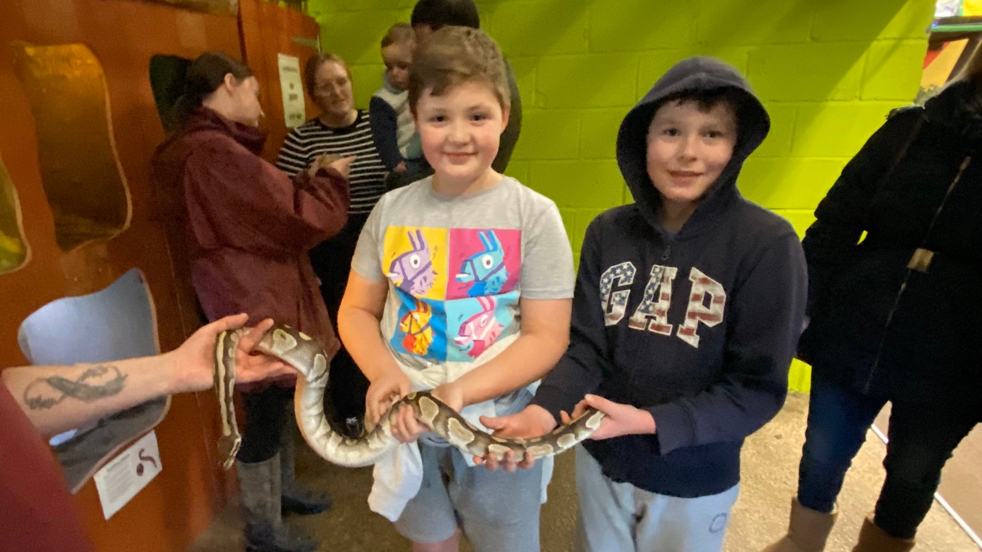 Adventure Valley - Snake Handling Session