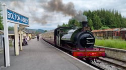 Embsay & Bolton Abbey Steam Railway – Steam Train at Bolton Abbey Station