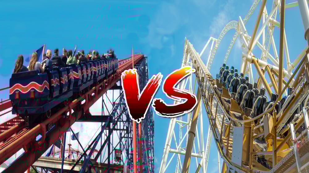 Roller Coaster Top Trumps - Big One vs Hyperia