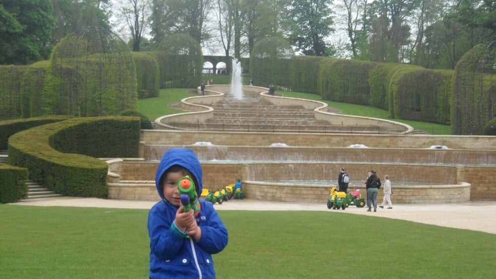 Alnwick Garden - Grand Cascade Child with Water Gun