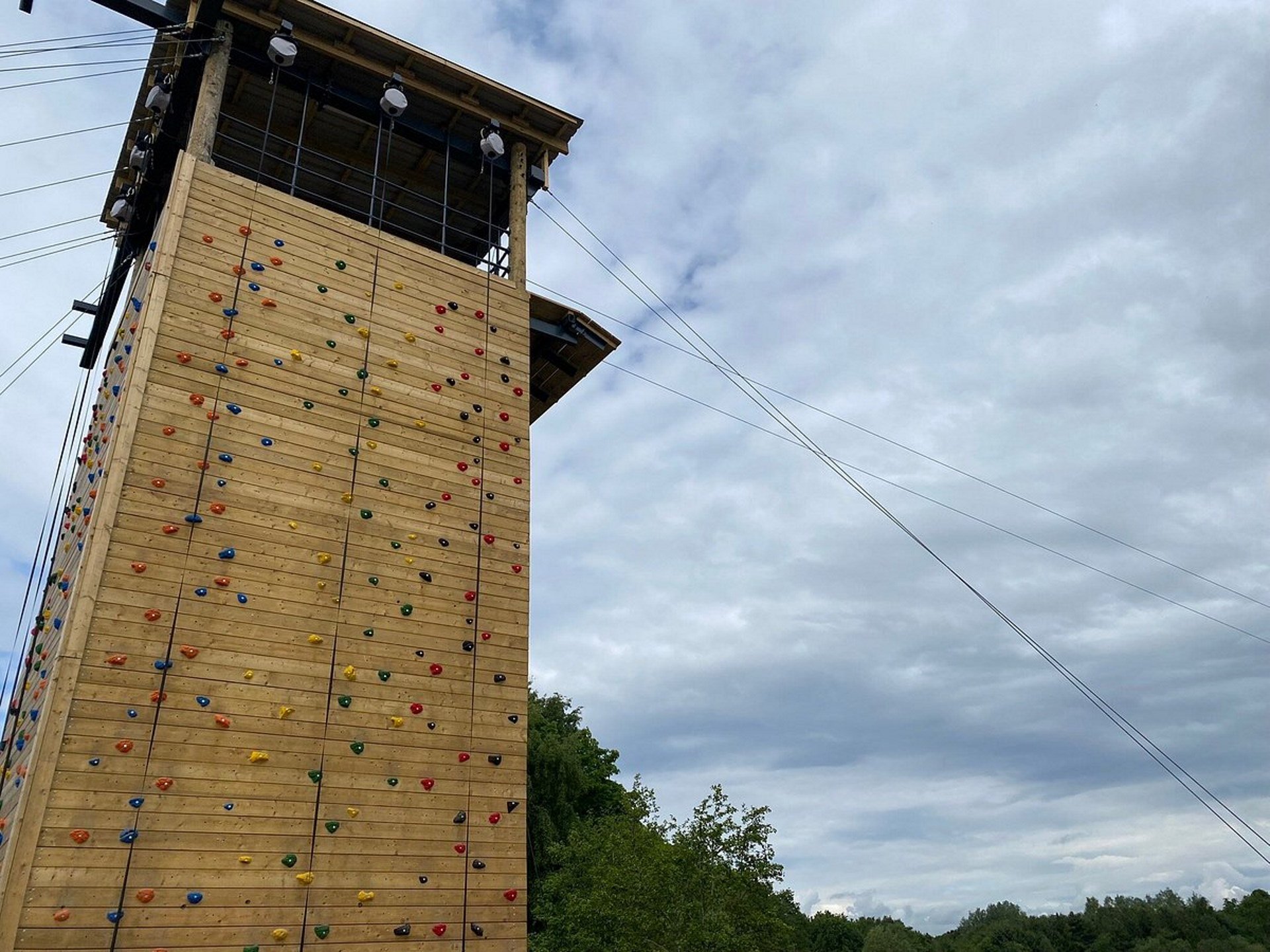 North Yorkshire Waterpark - Zip Tower and Climbing Wall