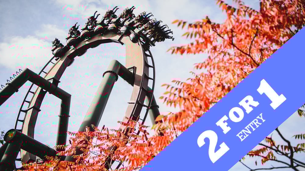 2 for 1 Entry - UK Theme Parks and Attractions