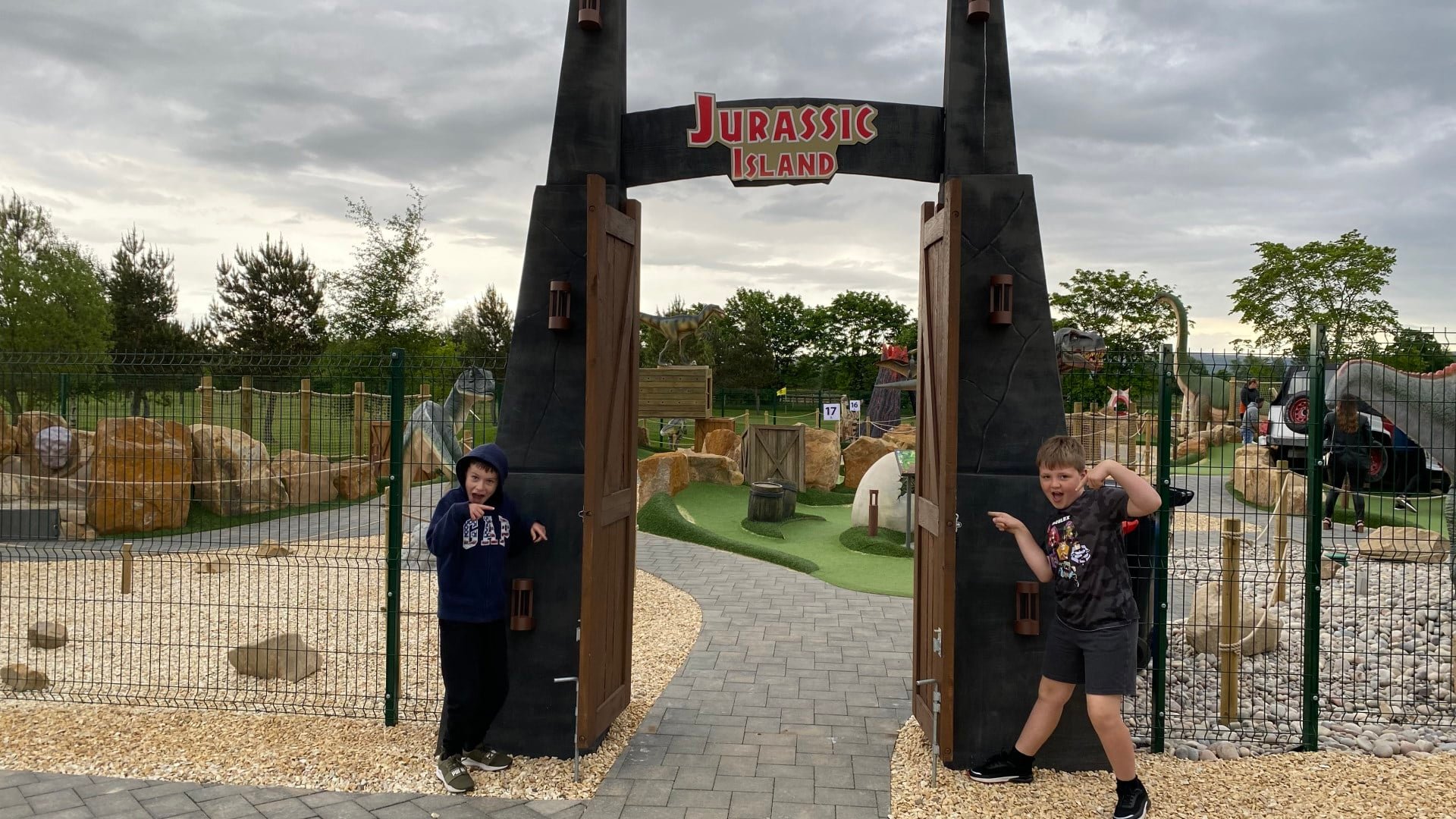 Jurassic Island Adventure Golf - Entrance