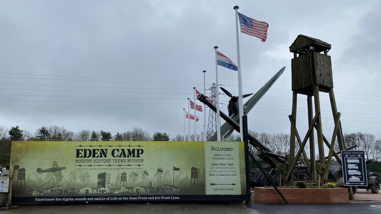 Eden Camp Modern History Theme Museum - Museum Entrance