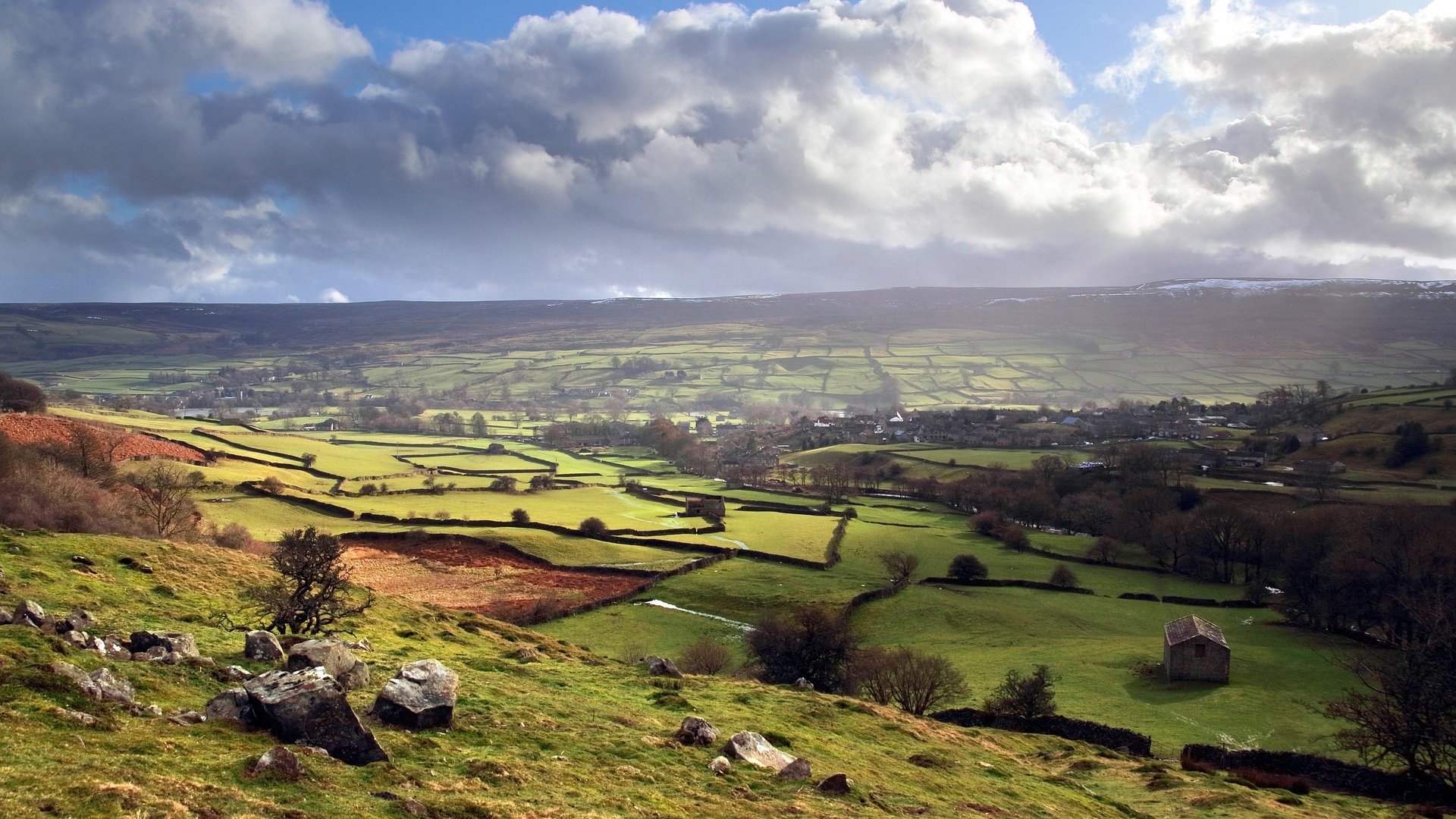 Reeth on the Coast to Coast Walk