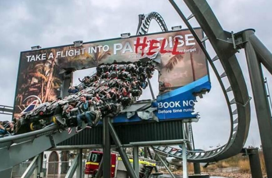 The Swarm - Into Hell Billboard