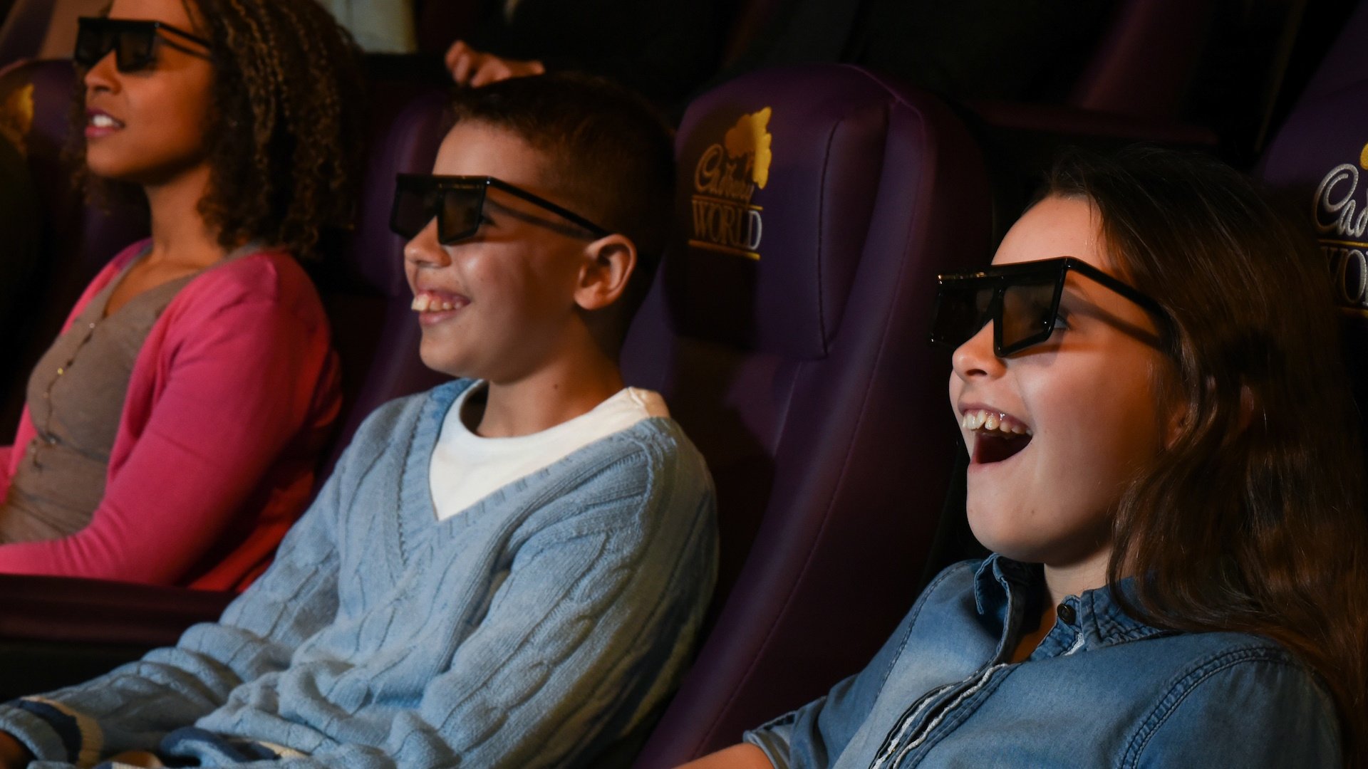 Cadbury World - Kids Enjoying the 4D Chocolate Adventure