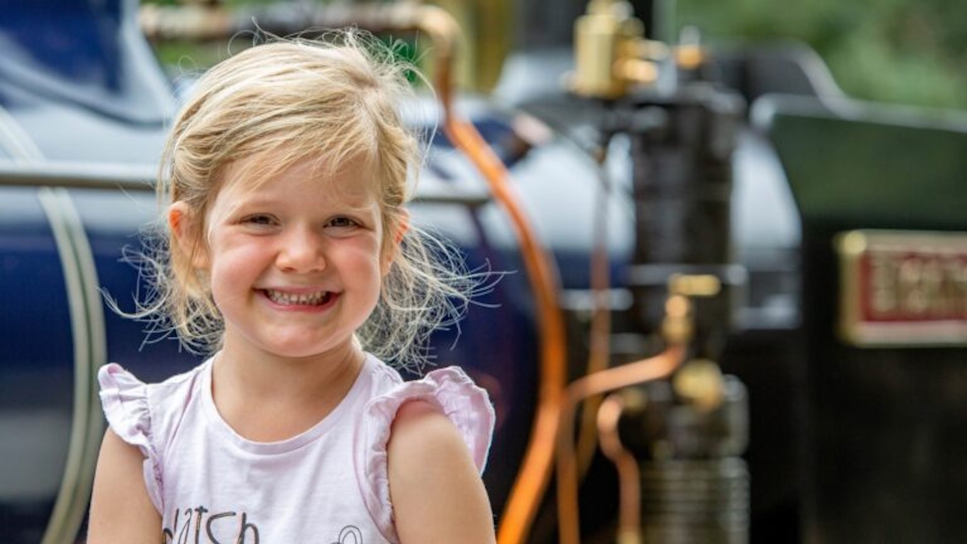 Bure Valley Railway - Girl Enjoying a Day Out