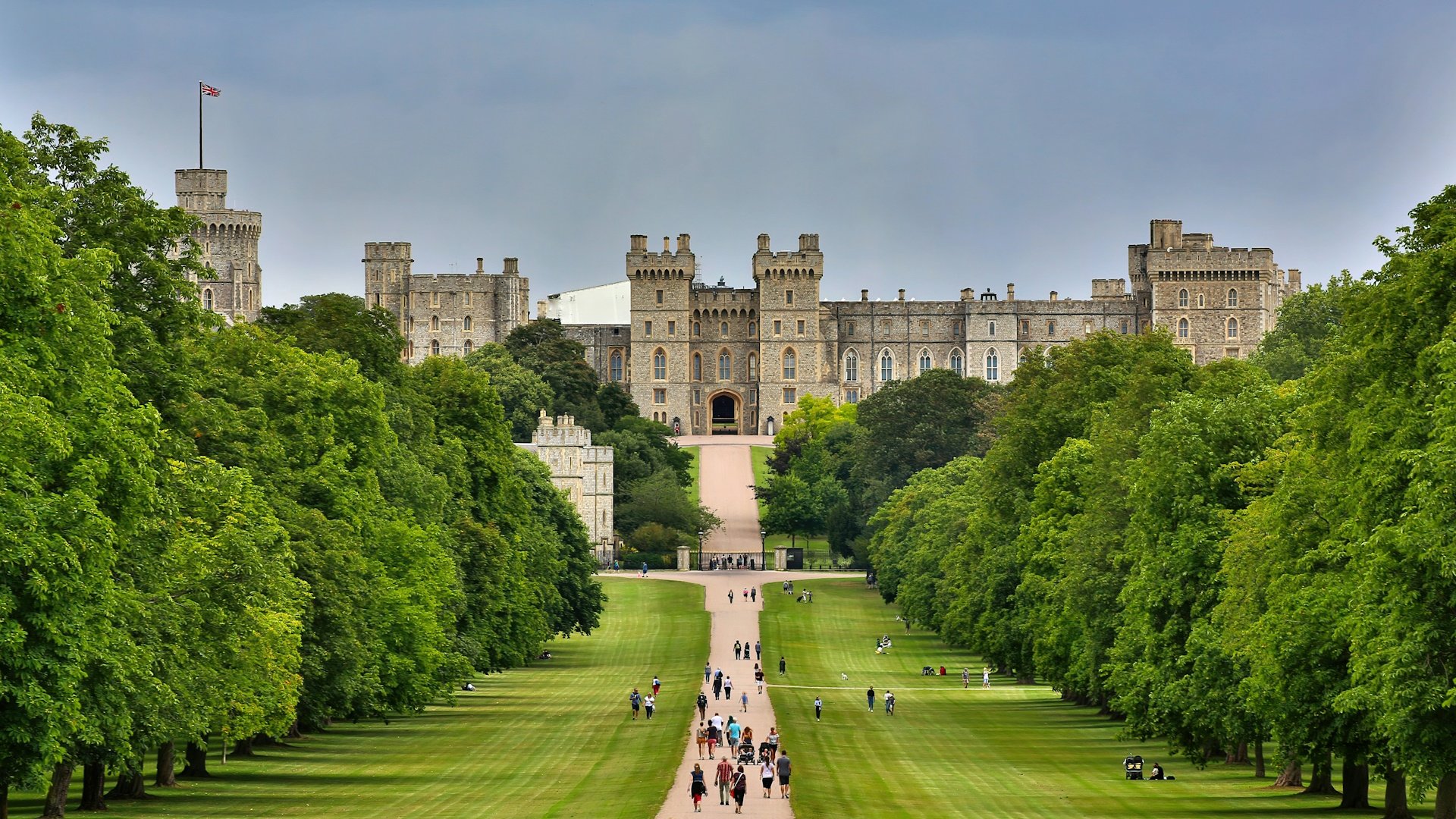 Windsor Castle - Footpath Leading to the Castle