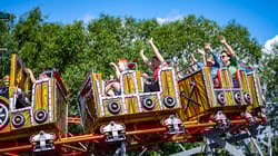 The Web Adventure Park - Mine Train Roller Coaster