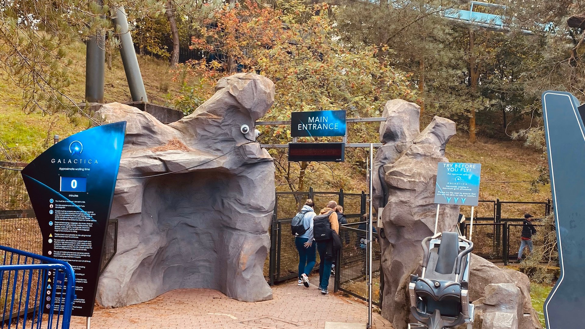 Alton Towers Resort - Galactica Ride Restrictions