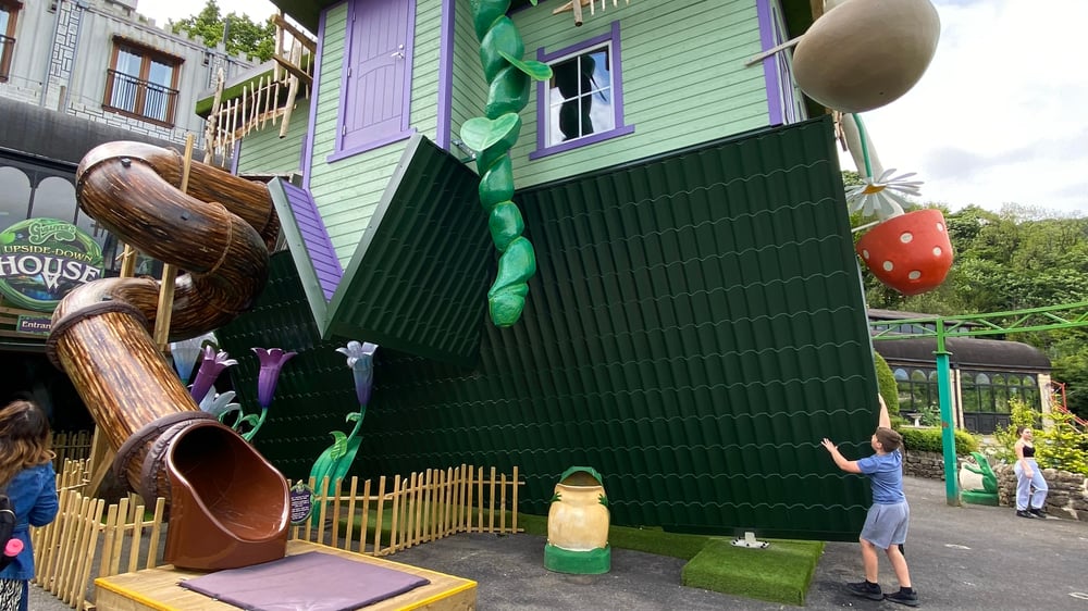 Gullivers Kingdom Matlock Bath - Upside Down House