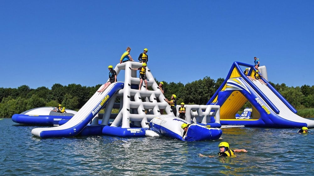 North Yorkshire Waterpark - Wipeout Aqua Park Slides