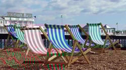 Travelodge - Deck Chairs on Brighton Beach