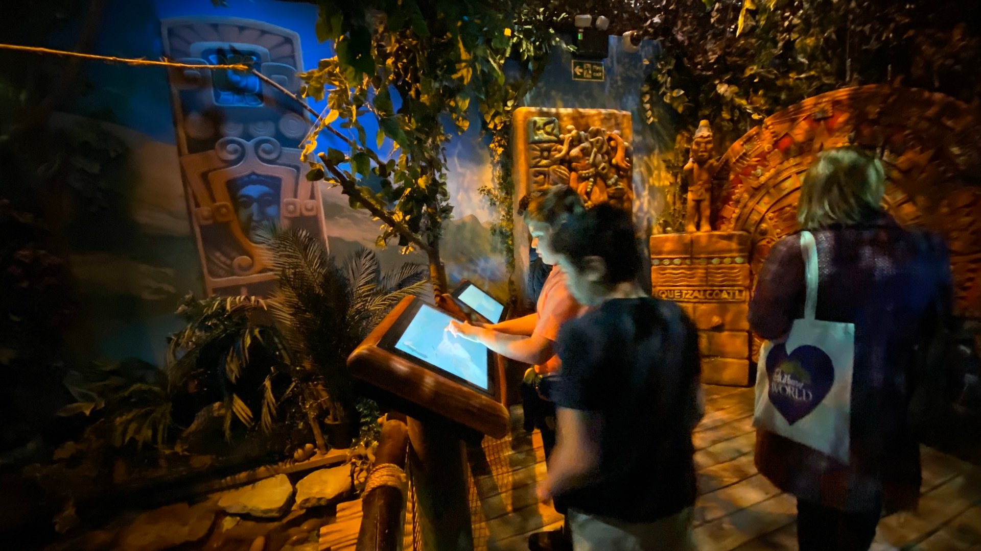 Cadbury World - Aztec Zone Interactive Screens