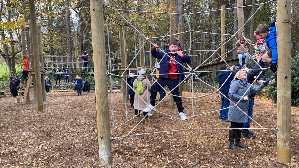 Stockeld Park - Spiders Web Climbing Frame