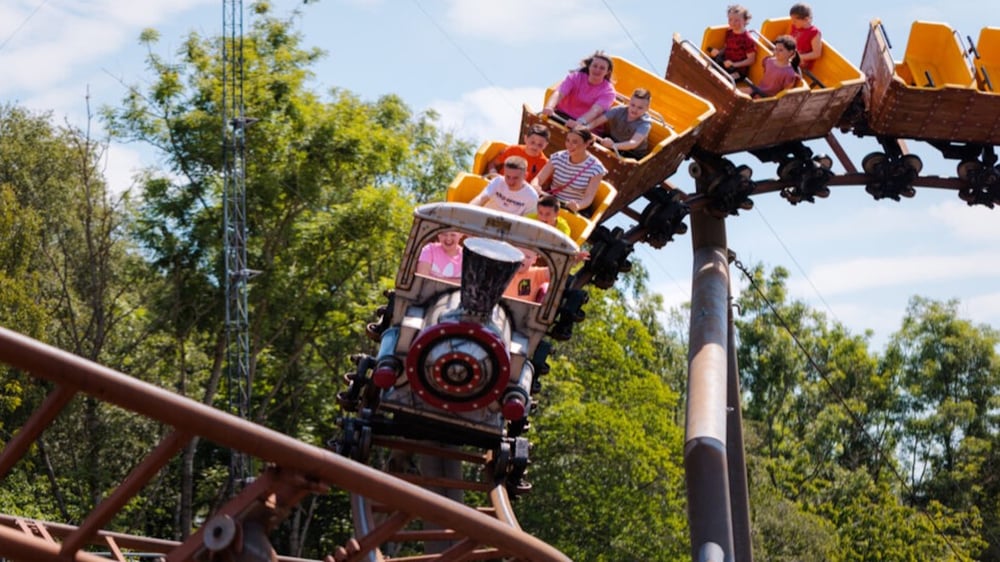 M&Ds Scotlands Theme Park - Runaway Mine Train
