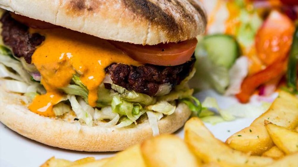 Manjaros Burger and Fries