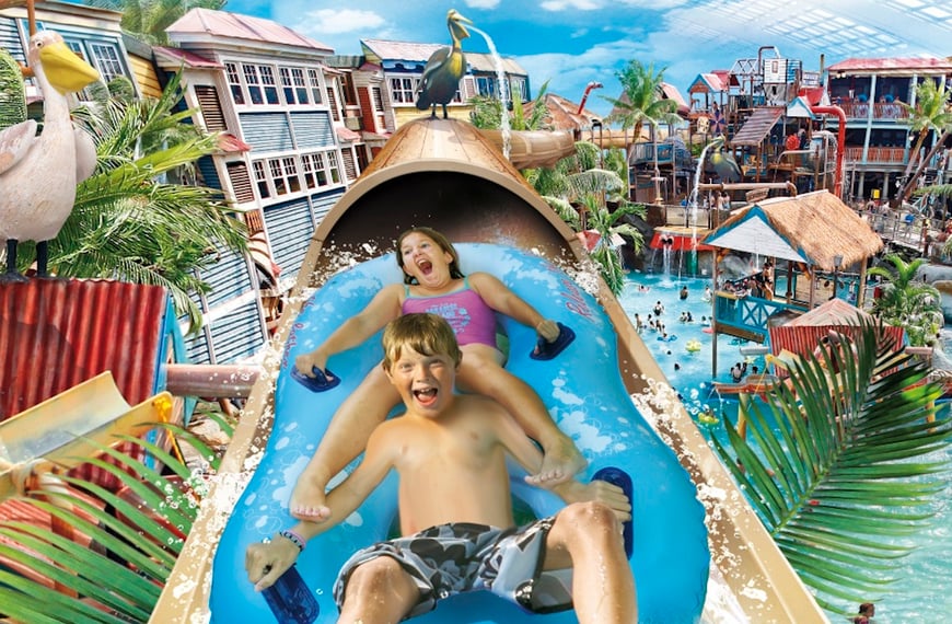 Alton Towers Waterpark - Master Blaster Water Coaster