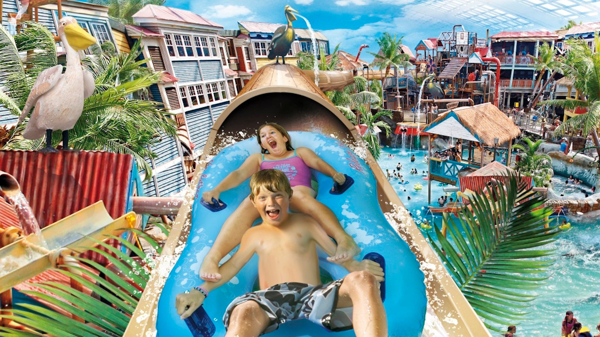 Alton Towers Waterpark - Master Blaster Water Coaster