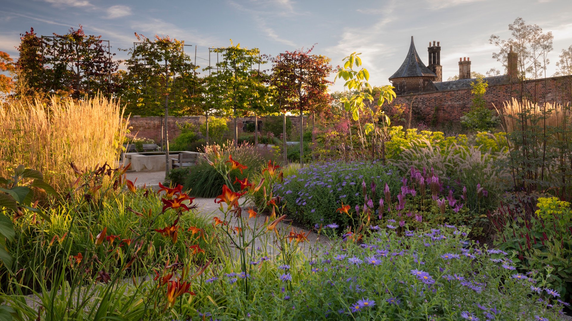 Paradise Garden in the Weston Walled Garden at RHS Garden Bridgewater