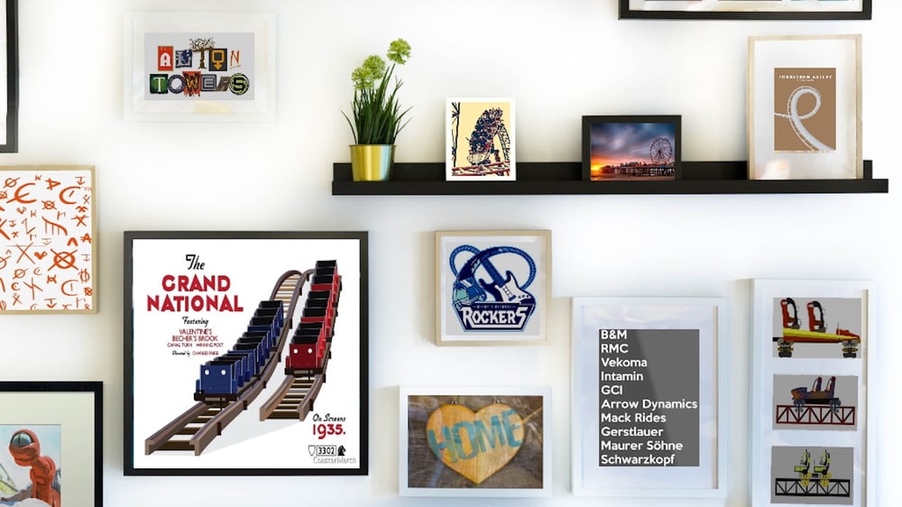 Redbubble Picture Wall 1 - Theme Park Merchandise