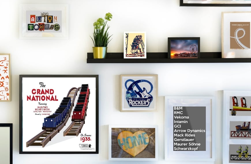 Redbubble Picture Wall 1 - Theme Park Merchandise