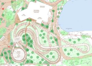 Overhead View - New Wooden Rollercoaster for Alton Towers