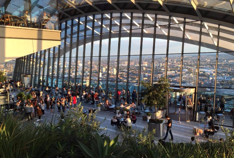 Daytime at the Sky Garden