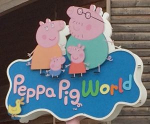 Paultons Park - Peppa Pig World Sign