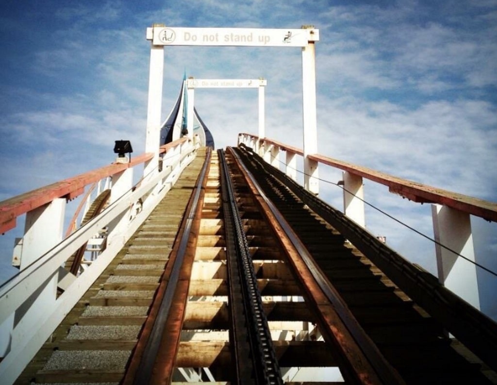 Blackpool Pleasure Beach - Chain Lift Hill