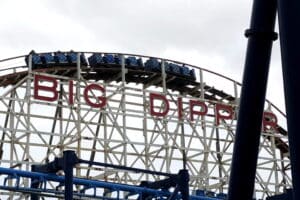 Airtime on The Big Dipper - Blackpool Pleasure Beach