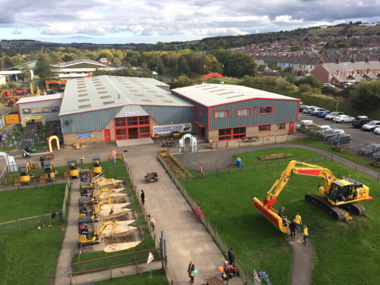 Diggerland Durham - View from the Skyshuttle Diggerland Durham - View from the Skyshuttle