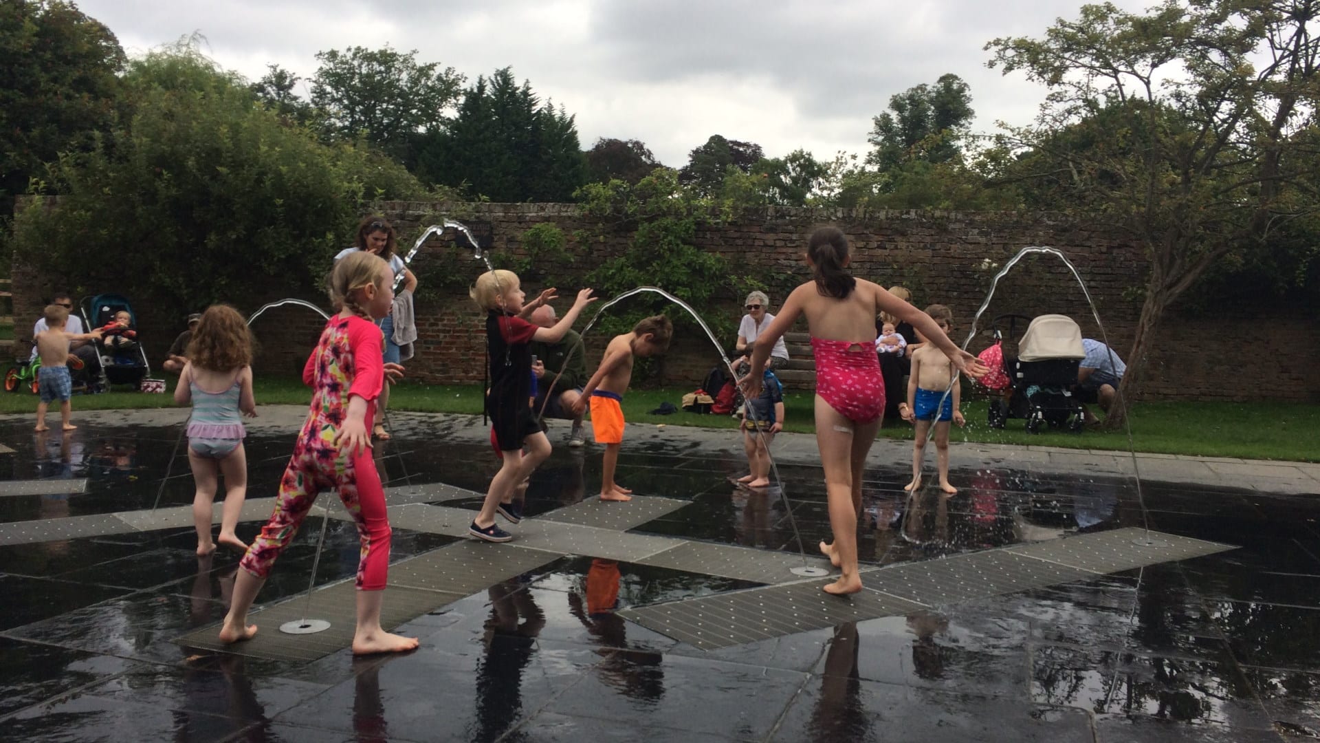 Newby Hall and Gardens - 'Tarantella' dancing water play area