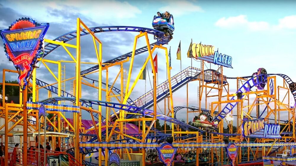 Spinning Racer Roller Coaster