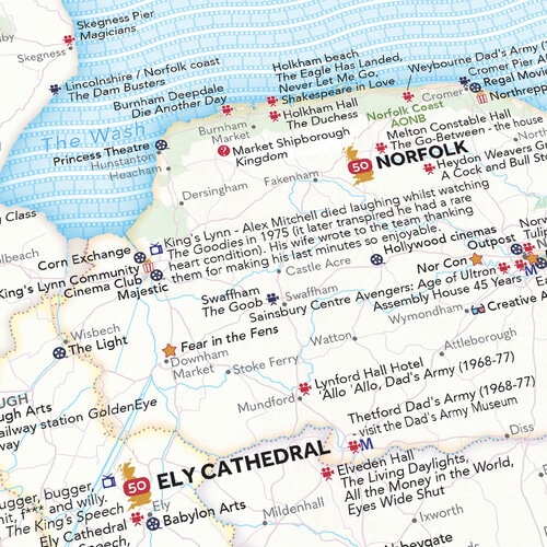 Marvellous Maps Film and TV Locations