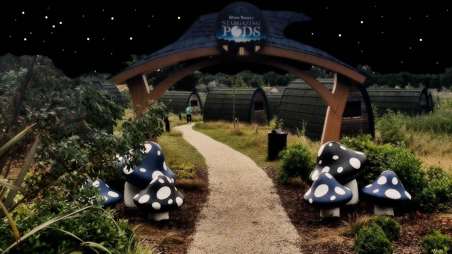 Alton Towers Stargazing Pods Night Sky