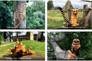 Flamingo Land Resort - Animal Carvings