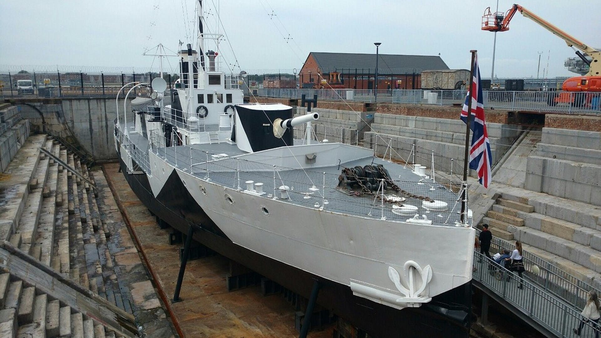 Portsmouth Historic Dockyard - HMS M.33