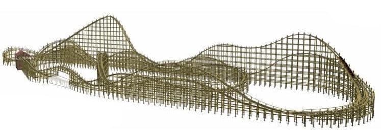 Proposed Wooden Rollercoaster for Flamingo Land Resort