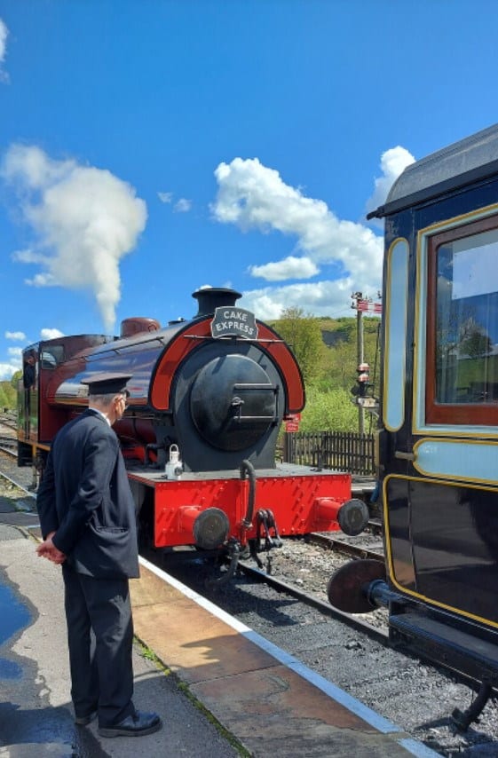Embsay & Bolton Abbey Steam Railway - Steam Train Coupling Up