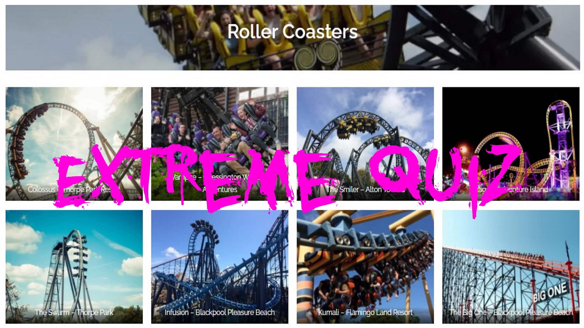 Roller Coaster Extreme Quiz