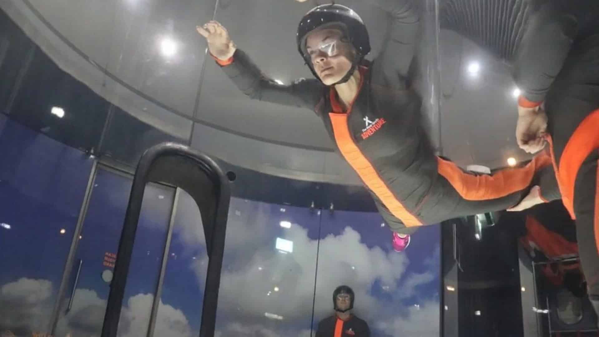 iFLY experience at The Bear Grylls Adventure