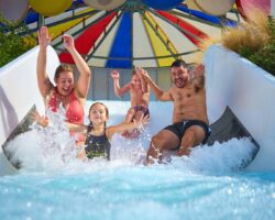 Top 10 UK Holiday Resorts with Waterslides: Best Family Holiday Parks Butlins Outdoor Waterslide