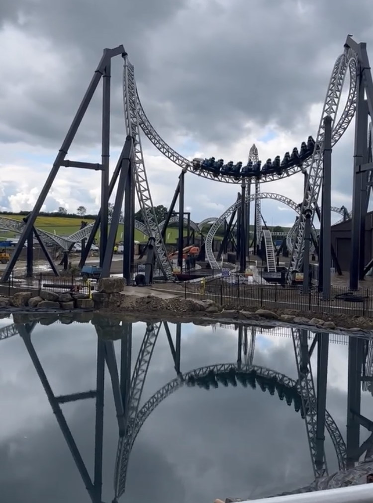 Flamingo Land - Sik Reflecting in the Lake