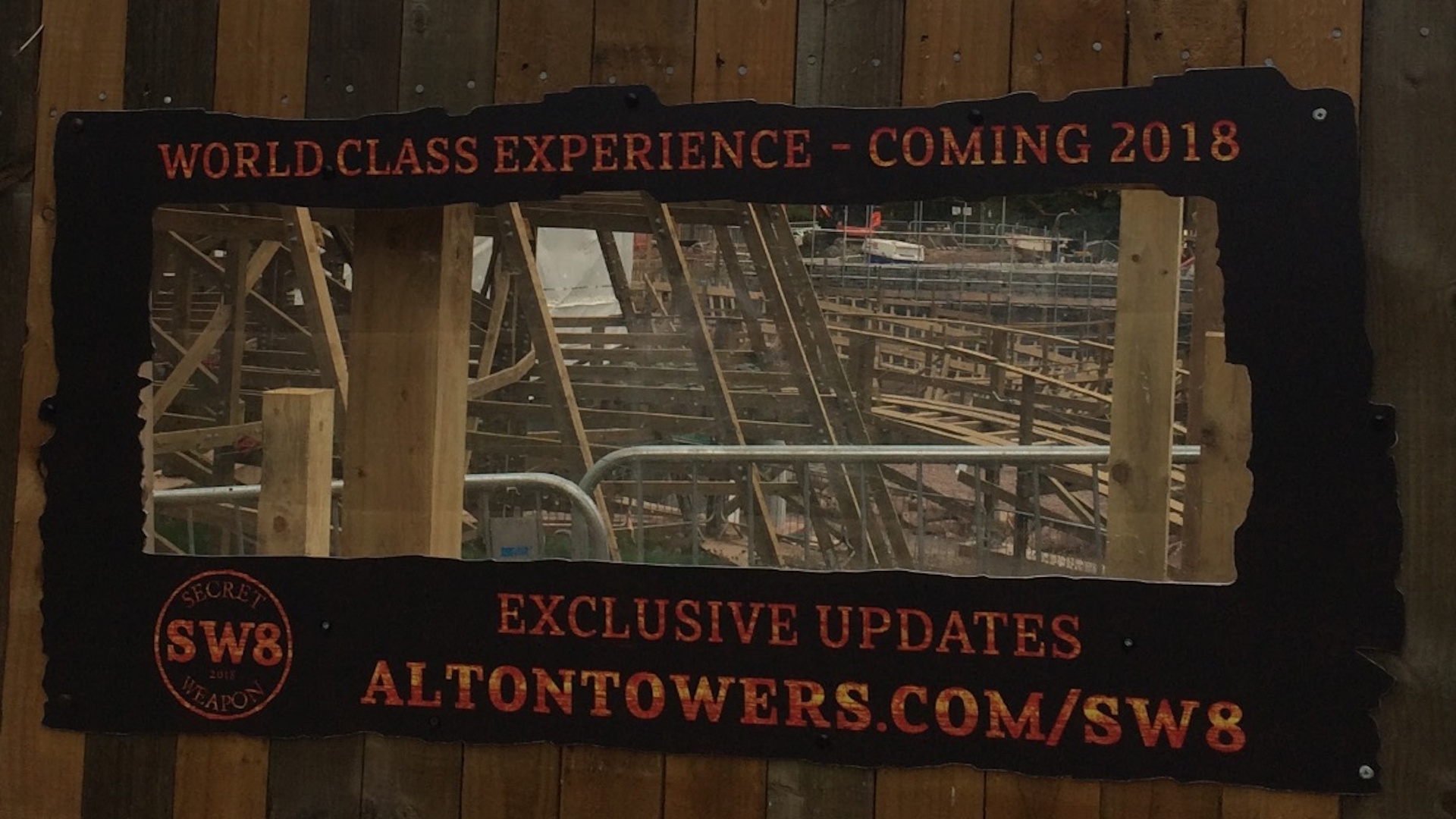 Alton Towers Secret Weapons - A Sneak Peak of Wicker Man SW8