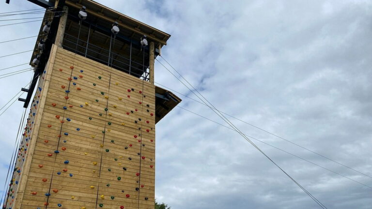 North Yorkshire Waterpark - Zip Tower and Climbing Wall North Yorkshire Waterpark - Zip Tower and Climbing Wall