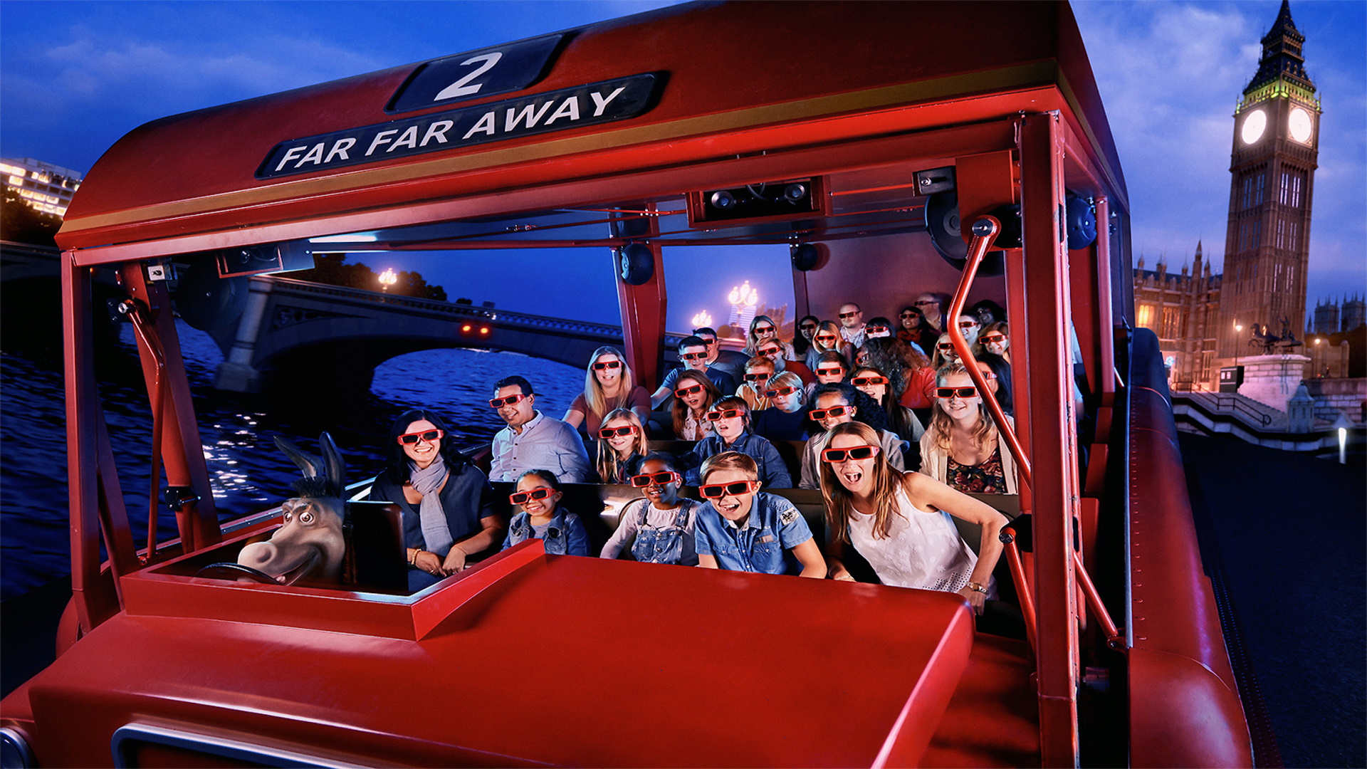 Shreks Advenure - Far Far Away Bus Tours