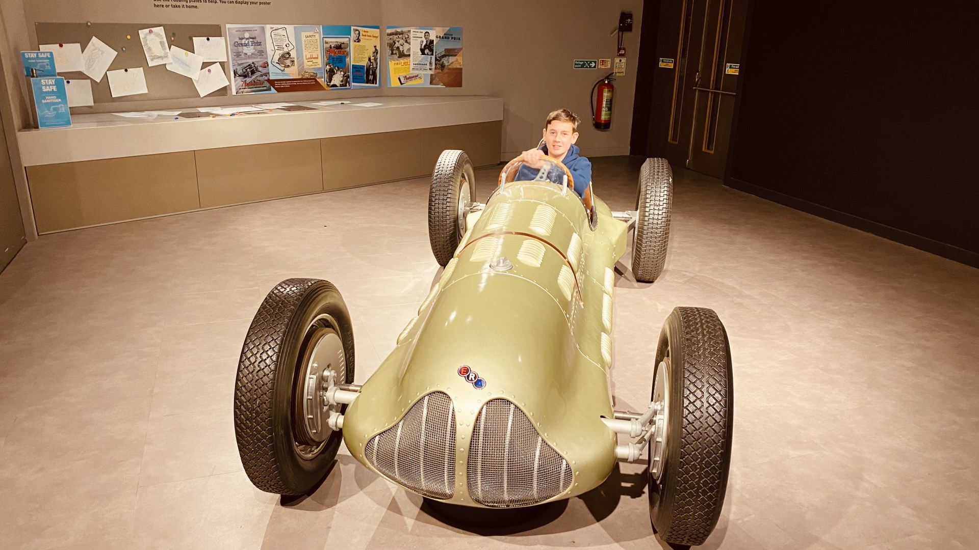 Have your photo taken with the - Silverstone Museum