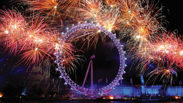 London Eye at New Years Eve 768x432